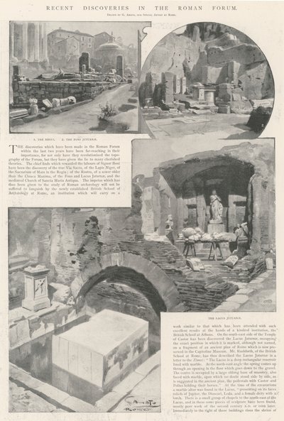 Recent Discoveries in the Roman Forum by G.S. Amato